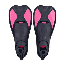 Adulto criança natação flipper snorkel barbatanas nadadeiras de mergulho curto sapo sapatos de mergulho livre barbatanas de pato web antiderrapante nadadeiras - Image 5
