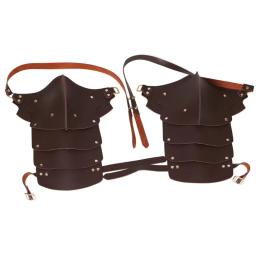 Medieval Samurai PU Leather Shoulder Armadura, Viking Era Armadura, Cosplay Props - Image 4