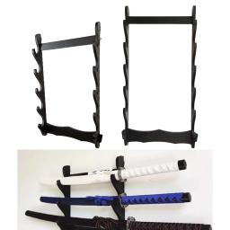 Horizontal Samurai Rack Decoração, Suporte Clássico, Não Suporte Espada Hardware - Image 3