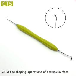 Espátula de enchimento de resina com alça de silicone Ferramenta odontológica Restauração estética Enchimento de resina composta Faca de dentista - Image 5