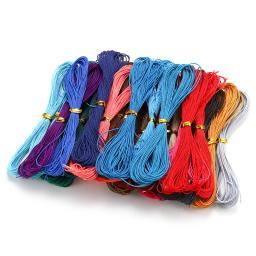 Corda de algodão encerado para fazer jóias, Beading Cord, Corda para DIY Pulseira, Suprimentos Colar, Acessórios, 1mm, 10m por lote - Image 3