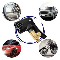 Bomba inflável portátil Bike Tire Air Chuck, adaptador de cabeça dupla, bicicleta pneu roda válvula parte, conversor de latão - Image 2