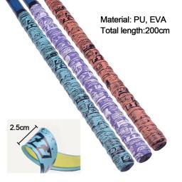 Anti-Slip Raquete Grip Tape, Espessado Vara De Pesca, Gradiente De Cor, Badminton Raquete, Colorido Grip Tape, Tênis Raquete - Image 4