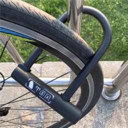 West bike-u-lock portátil para bicicleta de estrada, cadeado durável para motocicleta e scooter, trava de segurança anti-roubo, acessórios de bicicleta - Image 2
