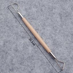 DIY argila esculpir ferramentas kit, cera cerâmica, cerâmica, ferramenta de escultura, artesanato, modelagem escultura escultura escultura escultura, conjunto de facas, novo, 4pcs, 2024 - Image 6