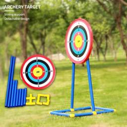 ABS Ventosa Arrows Alvo para Crianças, Arco e Flecha Equipamento, Tiro com Arco, Rosto, Tiro, Setas - Image 1