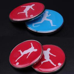 1pc esportes padrão de futebol escolher borda árbitro lado jogar moeda para crianças adultos futebol vôlei tênis de mesa - Image 1