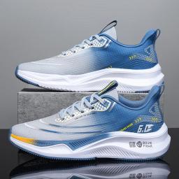 Sapatos de almofada de ar de maratona masculina, tênis casual, tênis de corrida leve, tênis confortável, calçado masculino tamanho grande 48 - Image 2