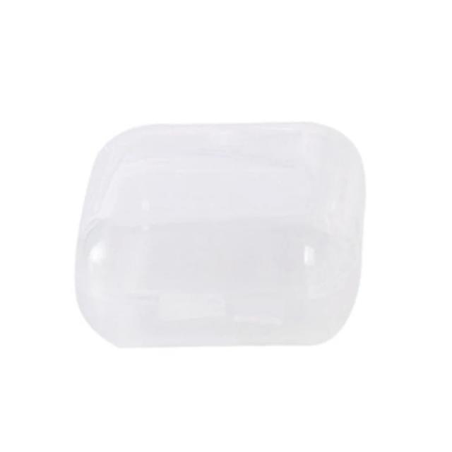 Conjunto de 10 Mini Caixas Plásticas Quadradas Transparentes para Organização de Jóias e Brincos