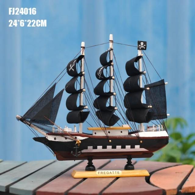 Navio de Madeira DIY: Kit de Construção de Modelo com Vela - Presente Perfeito para Crianças