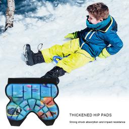 Equipamento de proteção para esportes de esqui infantil, patinação de rolo Hip Pad, calças anti-queda para crianças, skate butt pad - Image 2