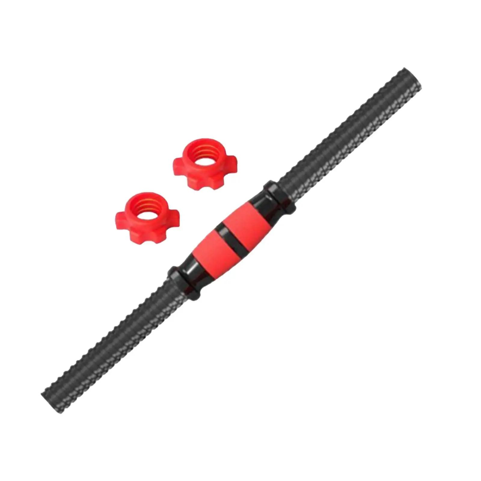 Barra de Halteres Ajustável Antiderrapante 35cm-55cm para Treino de Força