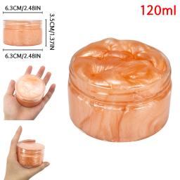 120ml galáxia slime kit stuffers presente brinquedos snot claro slime alívio do estresse brinquedos massa festa favores bolha slime presentes de natal - Image 2