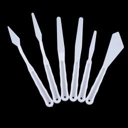 Facas De Paleta De Plástico, Espátula De Pintura, Ferramentas De Arte, Pintura, Tela, Óleo, Acrílico, Flexível, DIY, Artesanato - Image 3