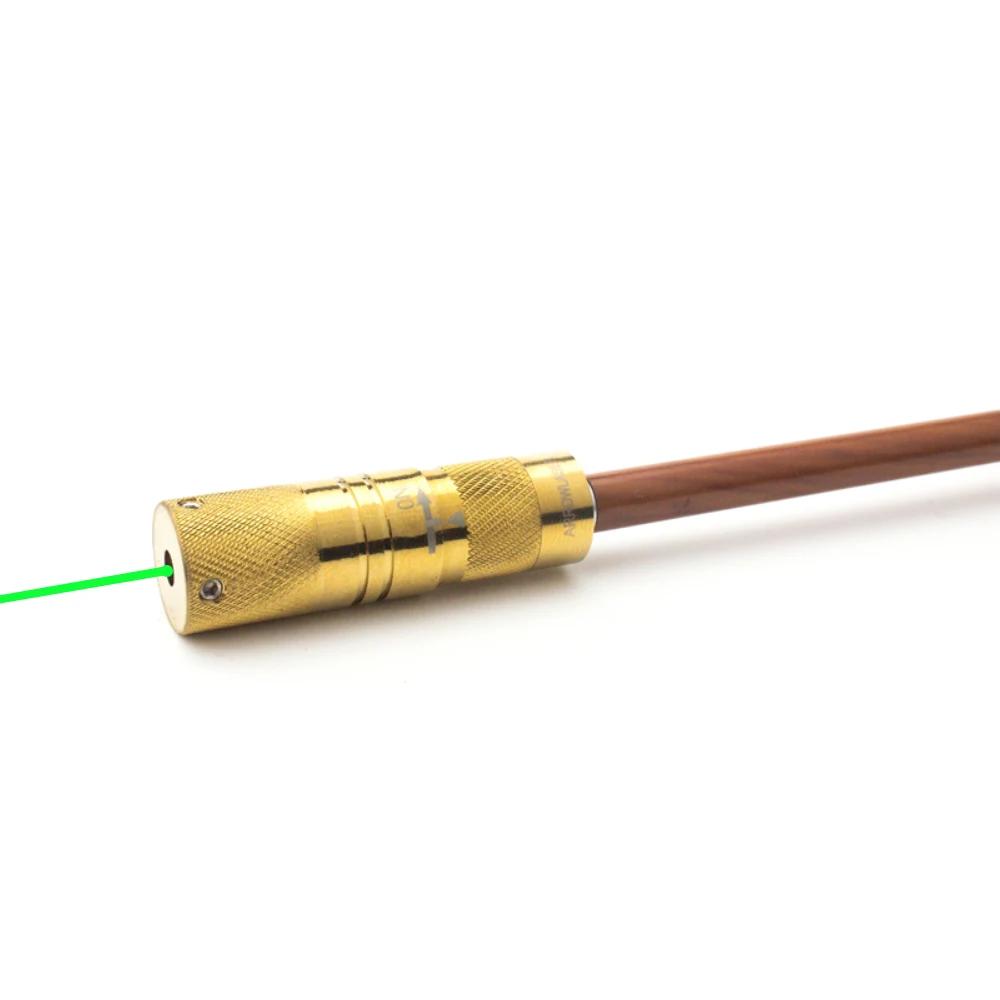 Tiro com arco Verde Visão Laser para Crossbow Bow, Localizador recarregável, Bore Sight Boresight, Calibrador para arco composto, Substituível Arrowhead - Image 1