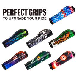 Punhos para bicicleta Cnc-mtb, feitos de silicone, antiderrapante, gel ergonómico, 22mm, acessórios de ciclismo - Image 1