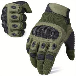 Luvas tácticas do tela táctil, esporte exterior, tiro do Paintball, caça, combate do Airsoft, proteção antiderrapagem do trabalho, luva cheia do dedo - Image 2