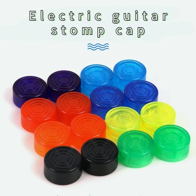 Acessórios Coloridos para Guitarra Elétrica: Pedal, Cap Unha, Amplificador e Interruptores com 5 ou 10 Peças por Pacote