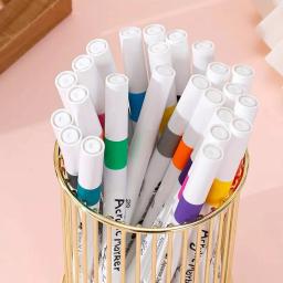 Acrílico Marcador Pintura Canetas, Pintura de Rocha Kit, Vidro, Madeira, Artesanato DIY Desenho, Arte Artesanato, Material Escolar, 12, 24, 36, 48, 60 Pcs - Image 2