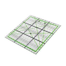 INNE-Praça Transparente Régua De Costura, Patchwork, Ferramentas De Medição, Alfaiate, Corte De Tecido, Artesanato, DIY, Estacionária, 15 cm - Image 2