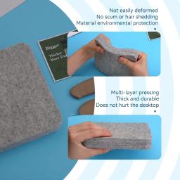 IMZAY Conjunto de tapete de lã de feltragem natural ou agulha com almofada de feltragem, pinos retos, berço de dedo para fazer artesanato de feltragem, 1 peça - Image 3