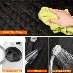 Capa de assento para cães para banco traseiro, capas de assento de carro para cães 100% à prova d'água com janela de malha, rede antiderrapante para carro de cachorro, c - Image 6