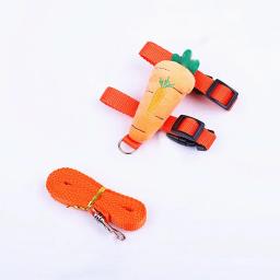 Conjunto de arnês e trela para pequenos animais, coelho ambulante, cobaia, animal de estimação bonito, chinchila, porcos, acessórios - Image 5