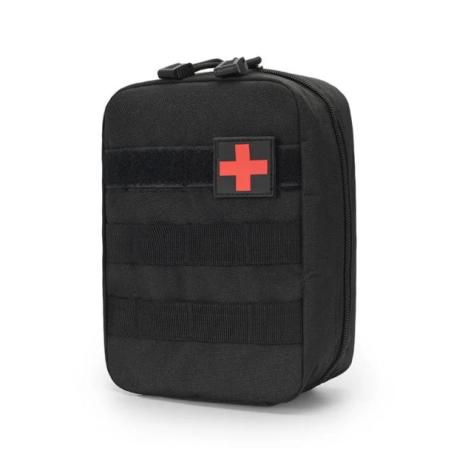 Bolsa Médica de Camping Survival com Kit de Primeiros Socorros e Cintura de Emergência para Aventura ao Ar Livre