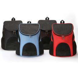Todas as estações suprimentos para animais de estimação viajar para fora transportando saco dobrável gato cão respirável mochila portador do cão acessórios - Image 5
