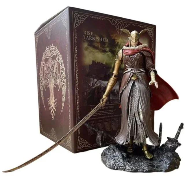Estátua Colecionável de Malenia Lâmina de Miquella - Valquíria em PVC para Adoradores de Anime e Presentes Incríveis
