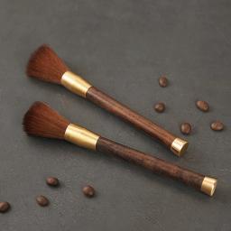 Escova De Limpeza Do Moedor De Café Do Punho De Madeira, Escova De Limpeza Com Cerdas Macias, Sem Cerdas, Bule De Teclado De Remoção - Image 1