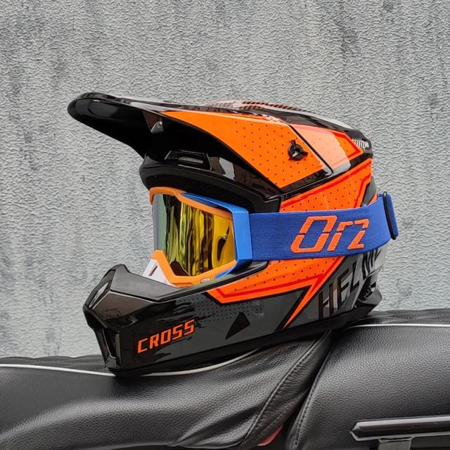 Capacete de Motocicleta Off Road Rally Speed Drop DH Completo
