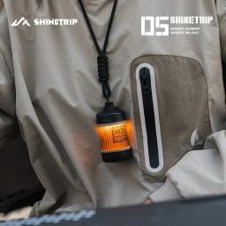 ShineTrip 38 lanternas de acampamento recarregáveis USB, giratórias, magnéticas inferiores, escurecimento infinito 1000mAh Mini lanternas LED - Image 2