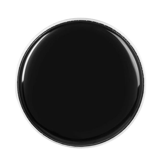 Pele de Tambor de Poliéster para Bateria e Jazz - Kit com 2 Peças de 8" em Preto e Transparente