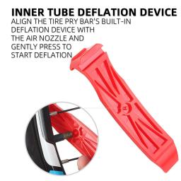 Toopre multifuncional bicicleta pneu alavanca ultraleve resistente ao desgaste tubo interno dispositivo de deflação ferramenta de reparo de bicicleta - Image 3