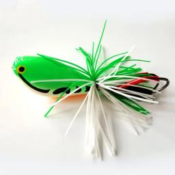 1pc trovão sapo artificial isca de pesca 8 cores duro isca duplo-gancho iscas pesca acessórios - Image 4