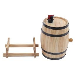 Barril De Carvalho De Vinho De Madeira, Ornamentos Decorativos Para Bar, Barril De Cerveja, Tap Dispenser, Brew, 5L - Image 5