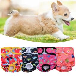 Fraldas de incontinência à prova de vazamento confortáveis para cães, Fraldas para cães, Cão dos desenhos animados - Image 2