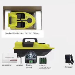 Controle remoto inteligente Fishing Bait Boat, GPS Nest Boat, 500 metros de posicionamento automático, One Key Return, 3 Bait Container - Image 6