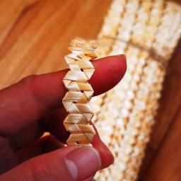 Natural Real Trigo Palha Tranças Corda, Handmade Tecelagem, DIY Grama Artesanato, Material para Chapéu, Móveis, Cesta, Cadeira, Mesa, 45 m - Image 4