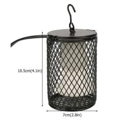 Lâmpada de aquecimento para répteis, 100w, para tartaruga, cobra, lagarto, e27, aquecedor infravermelho de cerâmica, gaiola anti-queimadura, protege pintinhos de incubação - Image 6