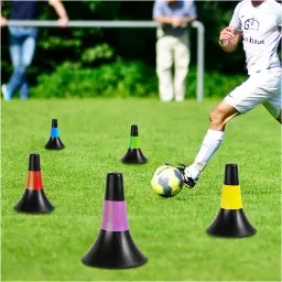 Cones de Treinamento Agility, Speed Grab Brocas, Marker Cone, Durável, Flexível, Material ABS, Run Cone, Futebol, Futebol, Basquete, 23cm, 5Pcs - Image 3