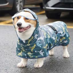 Impermeável Tudo Incluído Impermeável para Cães, Jaqueta de Chuva para Cães Pequenos Médios e Grandes, Roupas para Cães, Pet Shop, Casaco com Capuz, M-9XL - Image 3