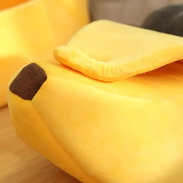 Cama de Banana para Gato: Conforto Atraente e Lavável para Seu Pet