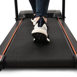 Esteira de fitness dobrável com display LED, almofada dobrável compacta e suporte do telefone, 1-12 km/h, 12 programas - Image 6