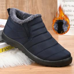 Plataforma de neve botas femininas sapatos punk para mulher deslizamento em sapatos mulher botas de tornozelo macio manter quente pele sapatos de inverno feminino botas mujer - Image 2
