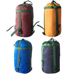 À prova d'água Compressão Stuff Sack Outdoor Camping Saco de dormir Saco de armazenamento de nylon para viagens Caminhadas 5 cores - Image 2