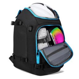 Saco de esqui ao ar livre grande capacidade à prova dwaterproof água mochila unisex seco molhado separação armazenamento capacetes bota luvas snowboard botas saco - Image 4