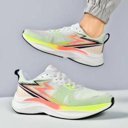 Sapatos masculinos de absorção de choque, ultraleves, placa de carbono, pipoca esportiva, corrida, tamanho grande, moda masculina, verão, 2022 - Image 4