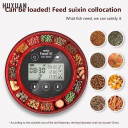 Alimentador automático de peixes para aquário, Food Dispenser com temporizador, Alimentador recarregável, Display LCD - Image 1